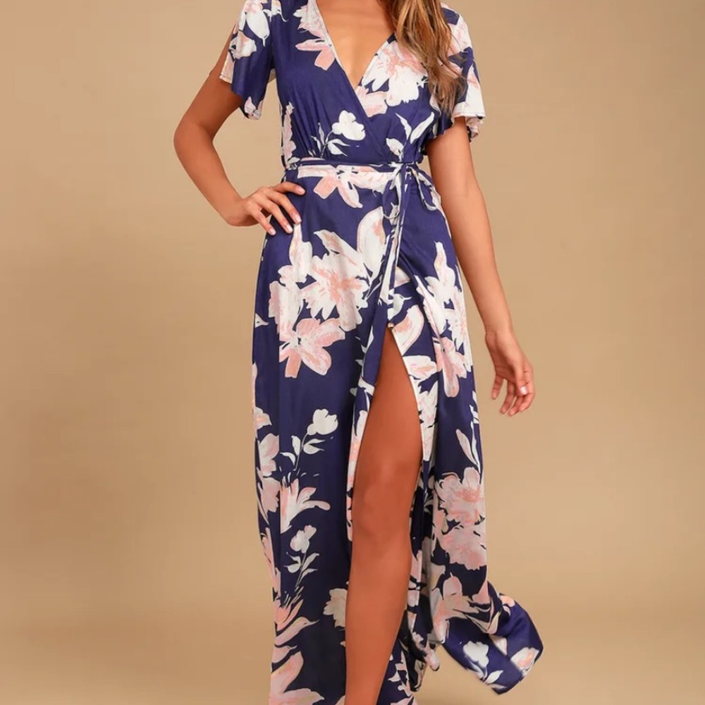 Gorgeous wrap around, backless dress..